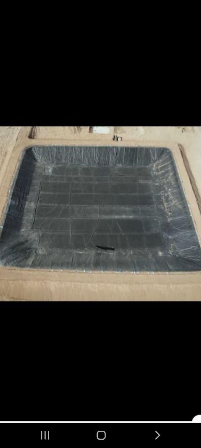 استخر پلیمری نصب وراه اندازی با ورق ژئوممبران|خدمات پیشه و مهارت|یزد, |دیوار