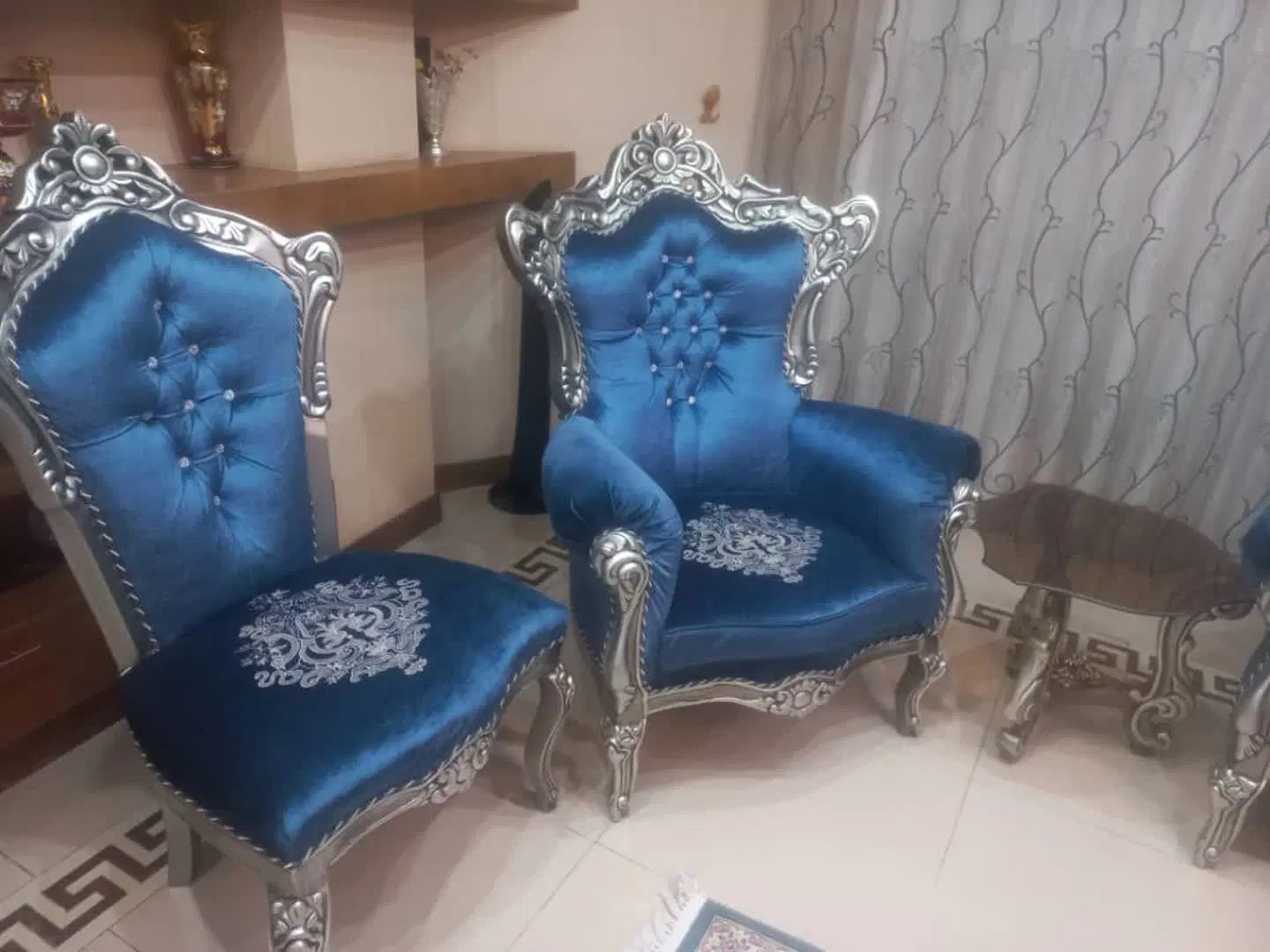 مبلمان استیل ۹نفره|مبلمان خانگی و میز عسلی|اصفهان, بوستان آینه خانه|دیوار