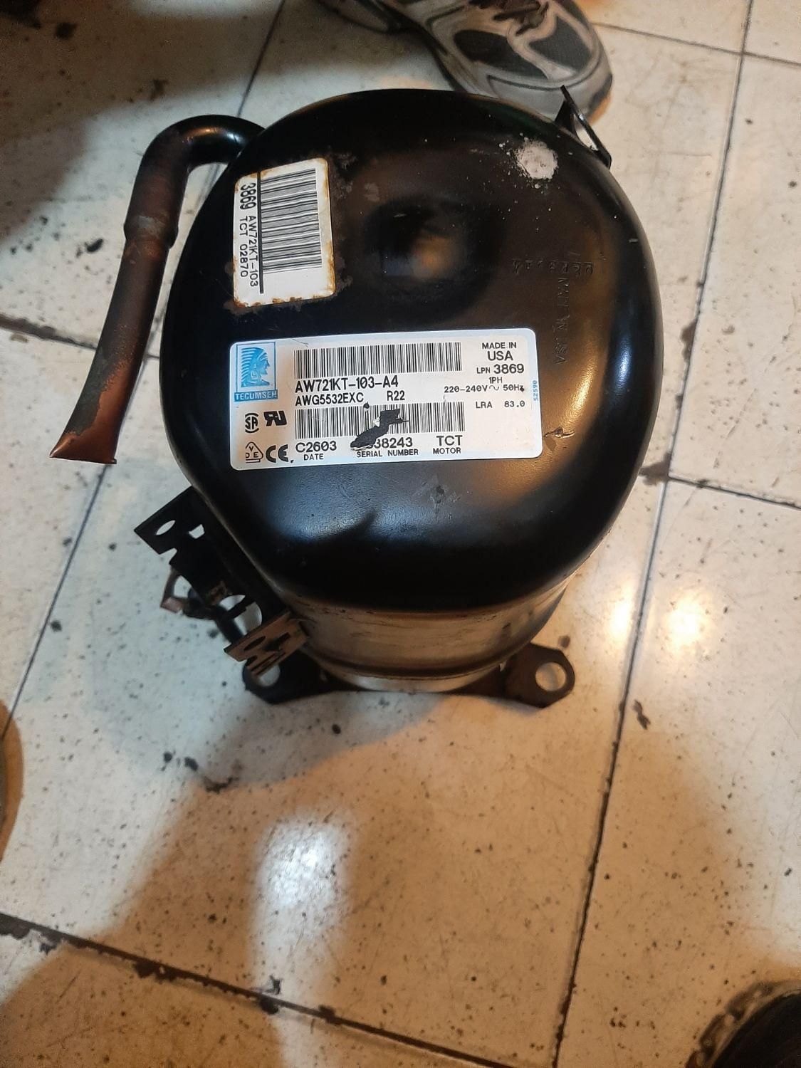 موتور کولر استوک وارداتی کمپرسور با ضمانت ۶ماهه|کولر گازی و فنکوئل|اهواز, فرهنگ شهر|دیوار