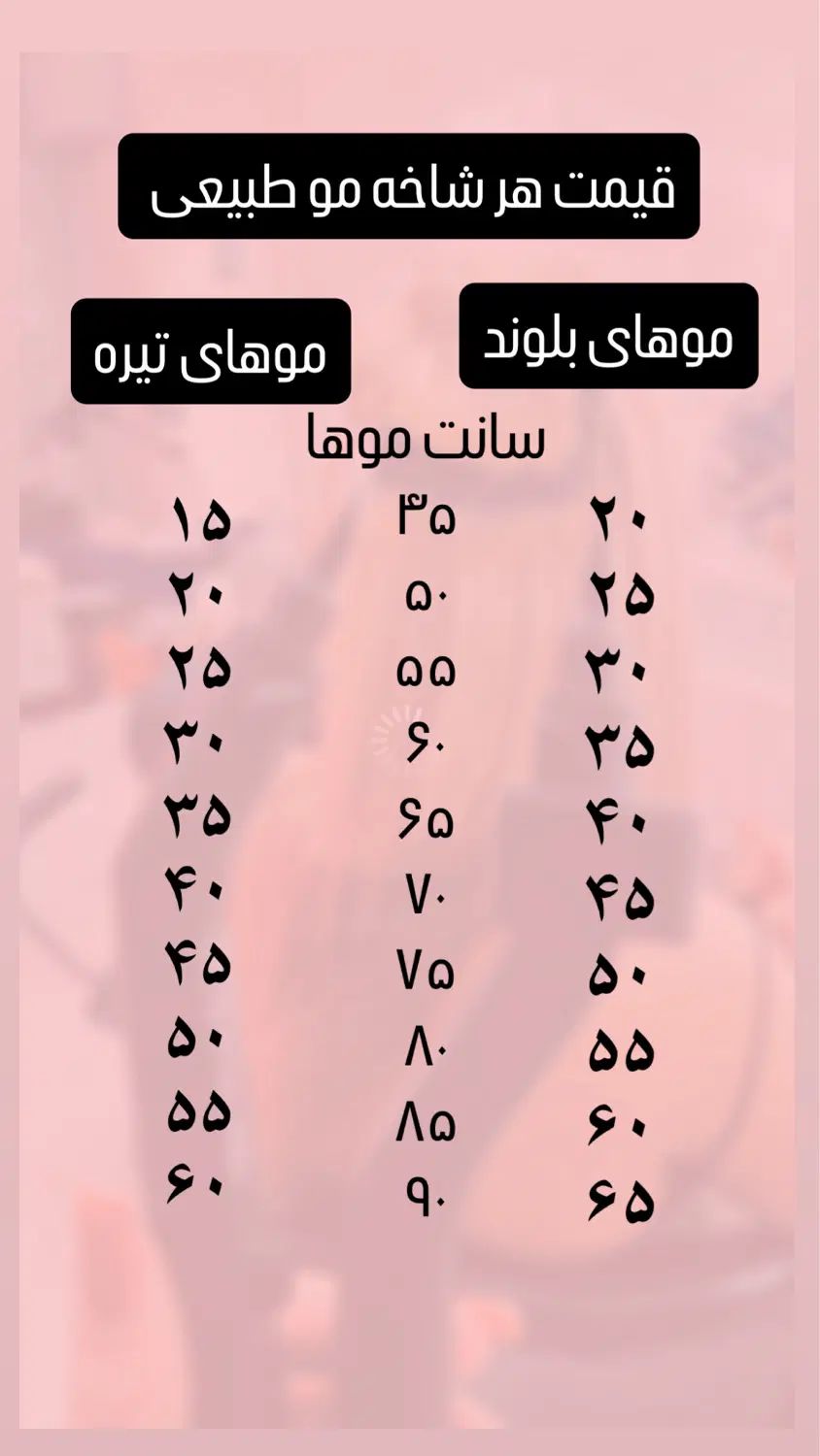 خدمات مو طبیعی|خدمات آرایشگری و زیبایی|رشت, رشتیان|دیوار