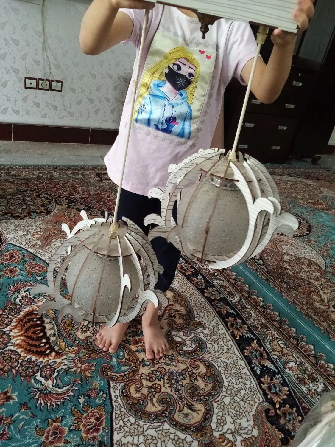 لوستر|لوستر و چراغ آویز|کرج, کرج نو|دیوار