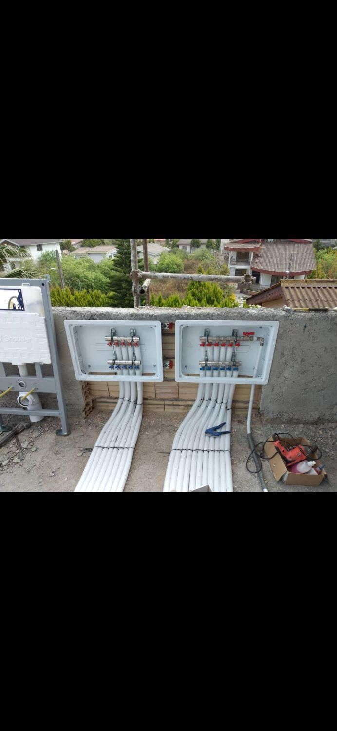 تاسیسات لوله کشی پکیج استخر جکوزی گرمایش از کف|خدمات پیشه و مهارت|تنکابن, |دیوار