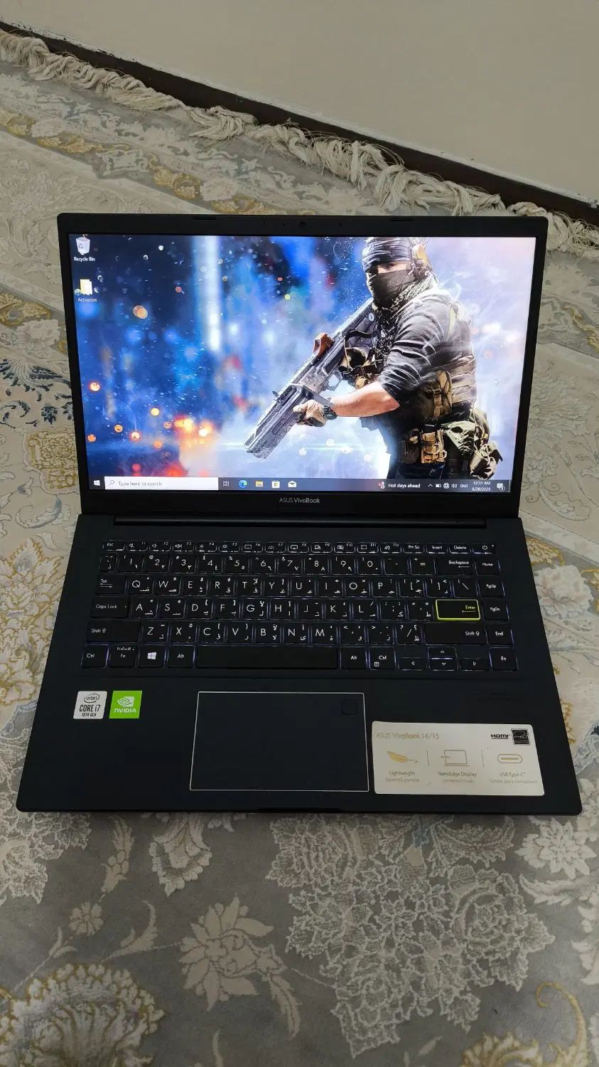 لپتاپ Asus بسیار خوش دست و خوش رنگ|رایانه همراه|تهران, فاطمی|دیوار