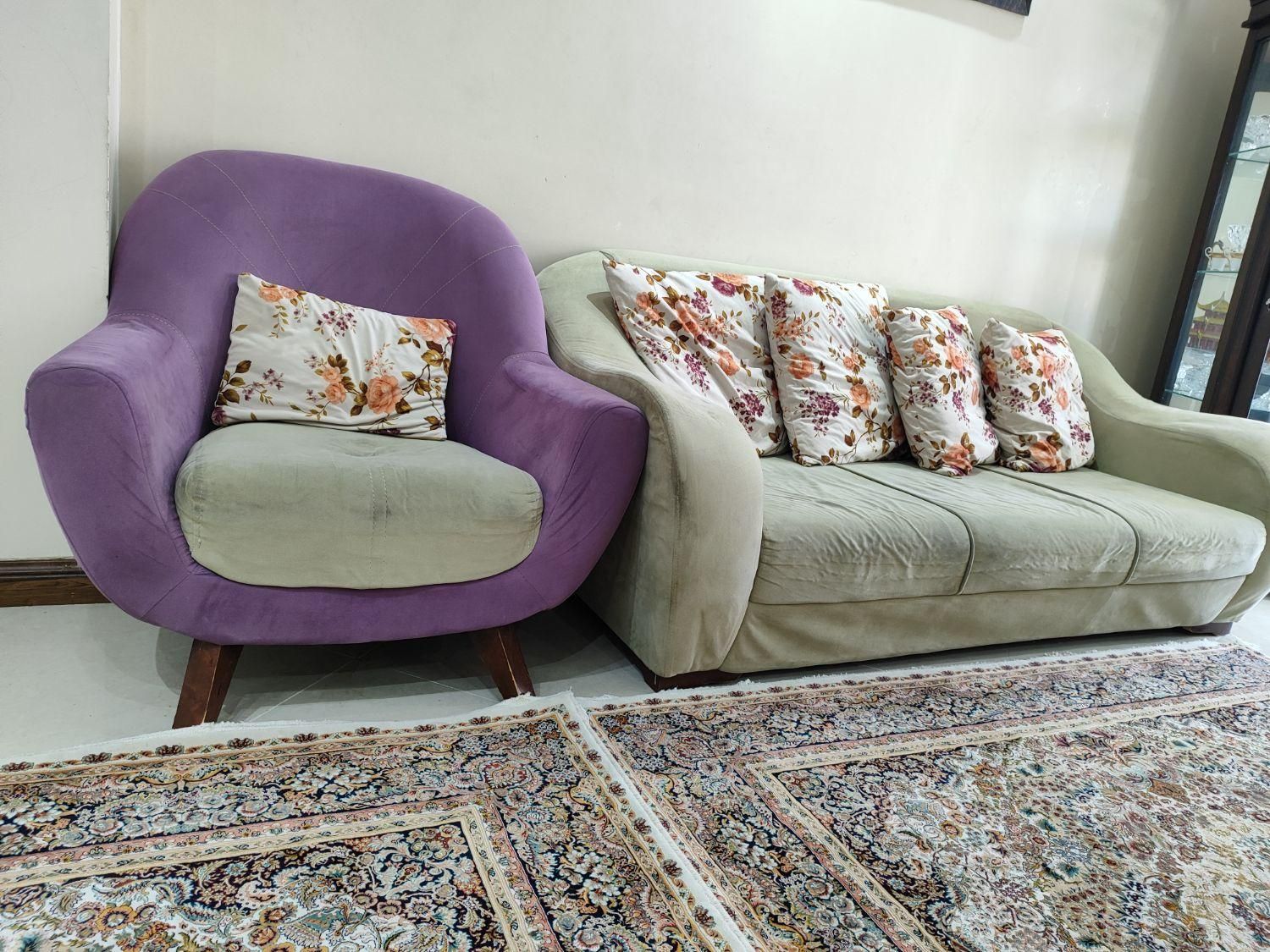 مبل نشمین هفت نفره راحتی|مبلمان خانگی و میز عسلی|تهران, دولاب|دیوار