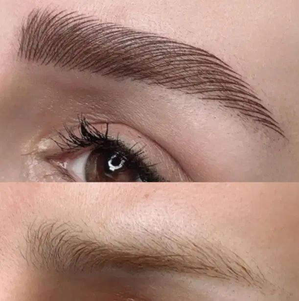 میکروبلدینگ تغییررنگ ابروی تیره به روشن اف ۵۰درصد|خدمات آرایشگری و زیبایی|رشت, توشیبا|دیوار