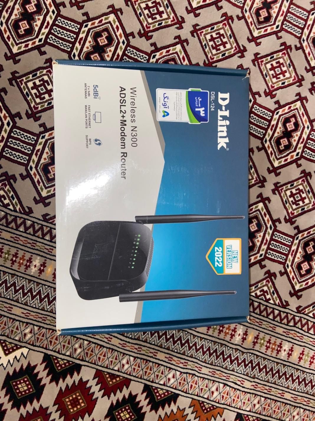 مودم خانگی مارک D-Link مدل DSL-124|مودم و تجهیزات شبکه|گنبد کاووس, |دیوار