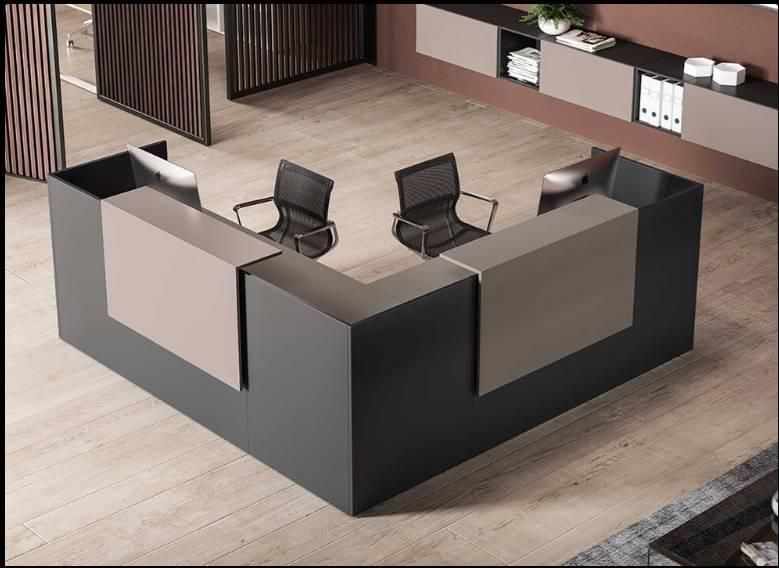 مبل ست شیک مدرن شرکت اداره چرم فوم راحت جلسه کانتر|دفتر کار|گرگان, |دیوار