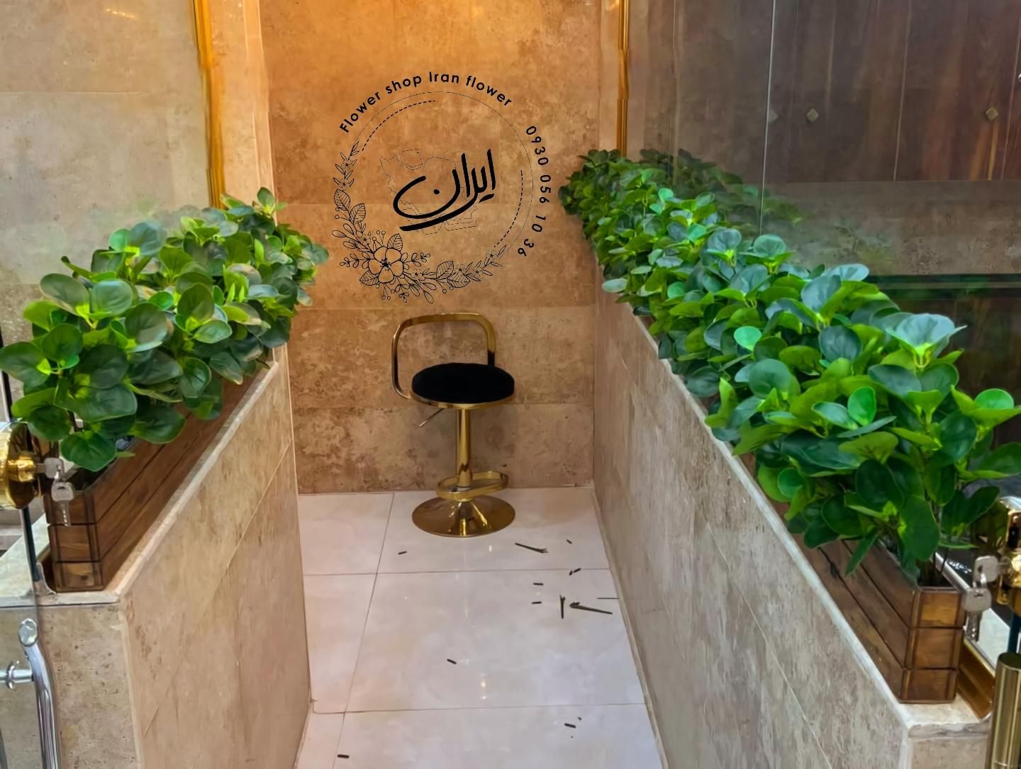 باکس گیاه کنار دیواری فلاورباکس گیاه قاشقی|گل مصنوعی|تهران, بروجردی|دیوار