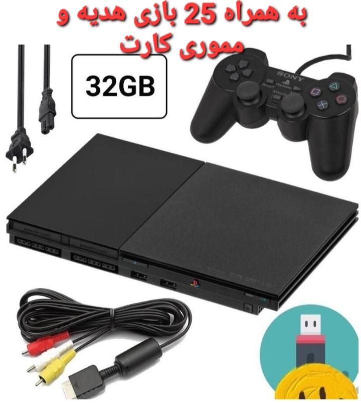 پلی استیشن ۲ فلش خور فول لوازم و بازی سونی ps2|کنسول، بازی ویدئویی و آنلاین|اسلام‌شهر, |دیوار