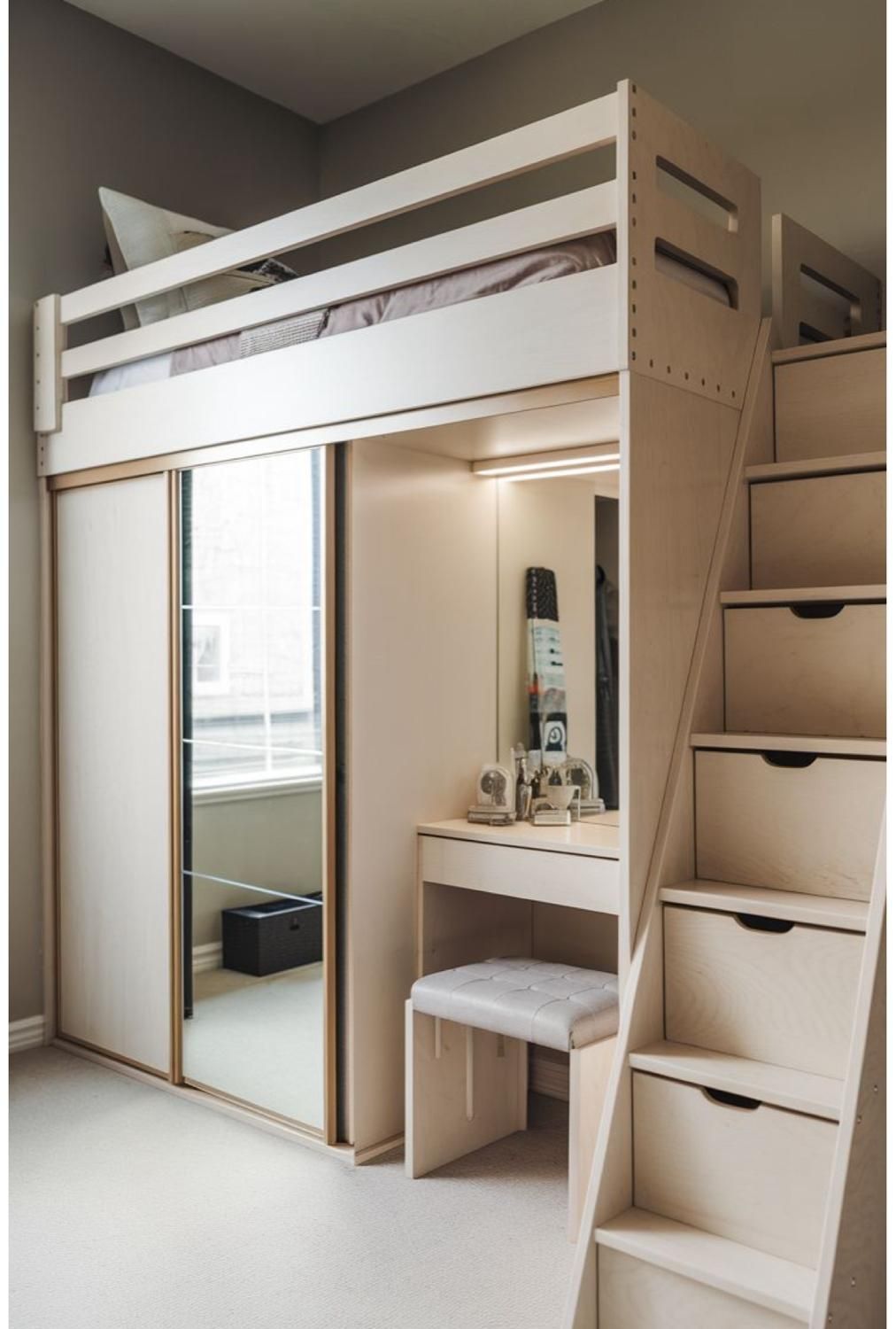 تخت یکنفره ولی تخت دوطبقه ۴۵۶۷|تخت و سرویس خواب|برخوار, |دیوار