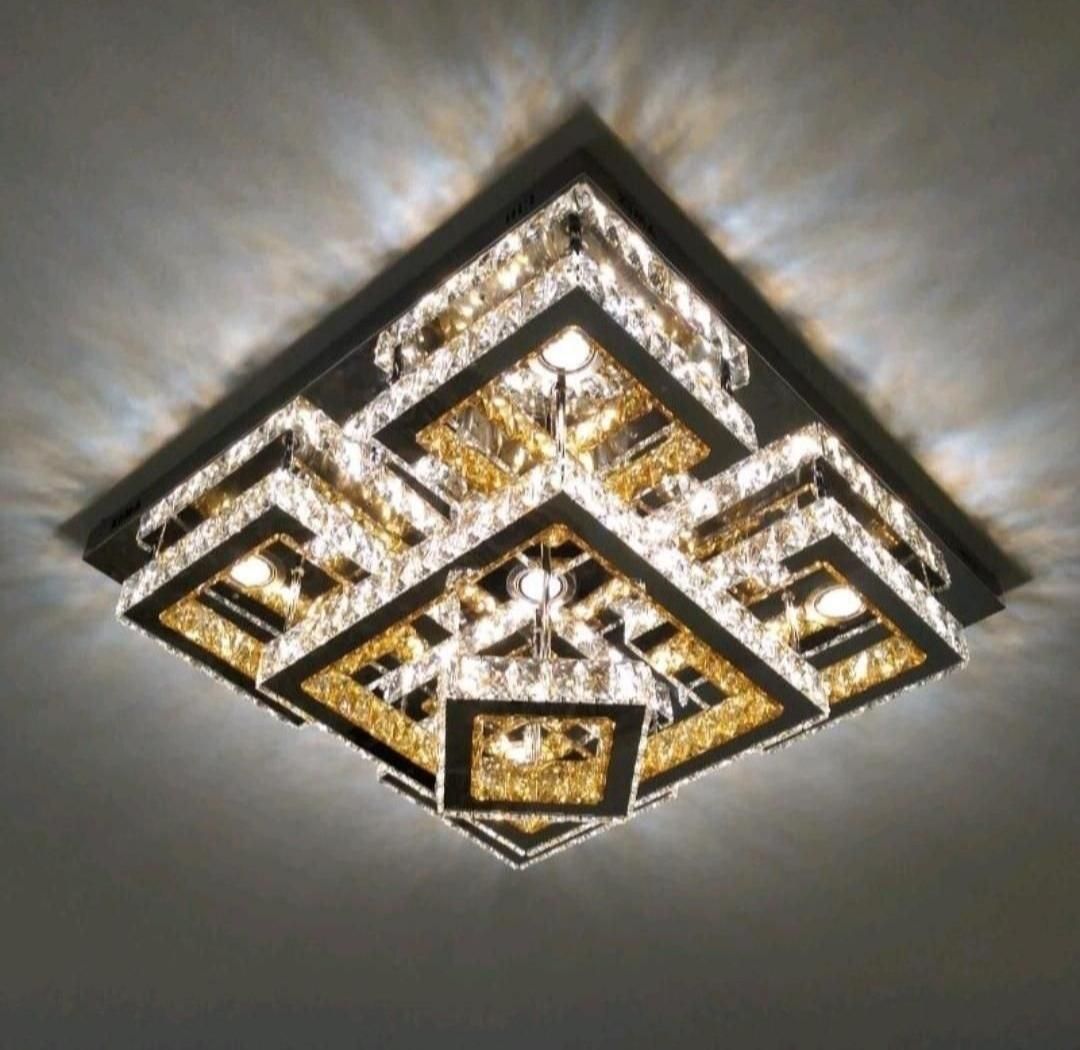 لوستر الماس.کهکشانی سقفی آیناز سه طبقه.AC light|لوستر و چراغ آویز|تهران, سنگلج (شاپور)|دیوار