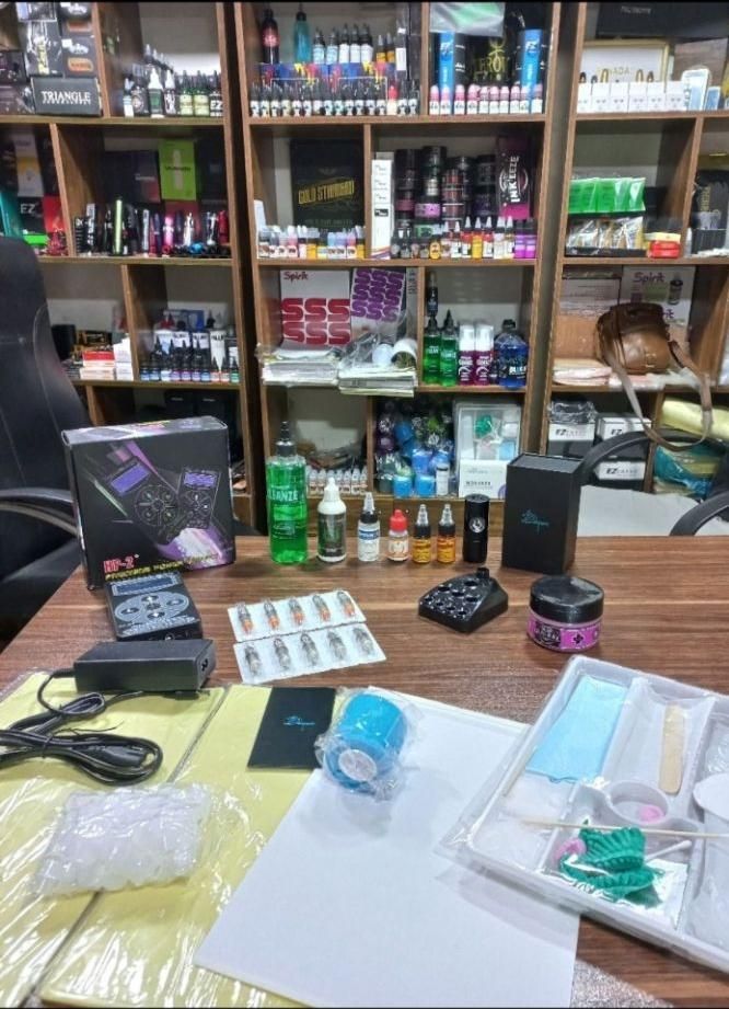 پک کامل دستگاه تتو بدن/صورت پن راکت پرو/رنگ/سولوشن|آرایشی، بهداشتی، درمانی|تهران, فردوسی|دیوار