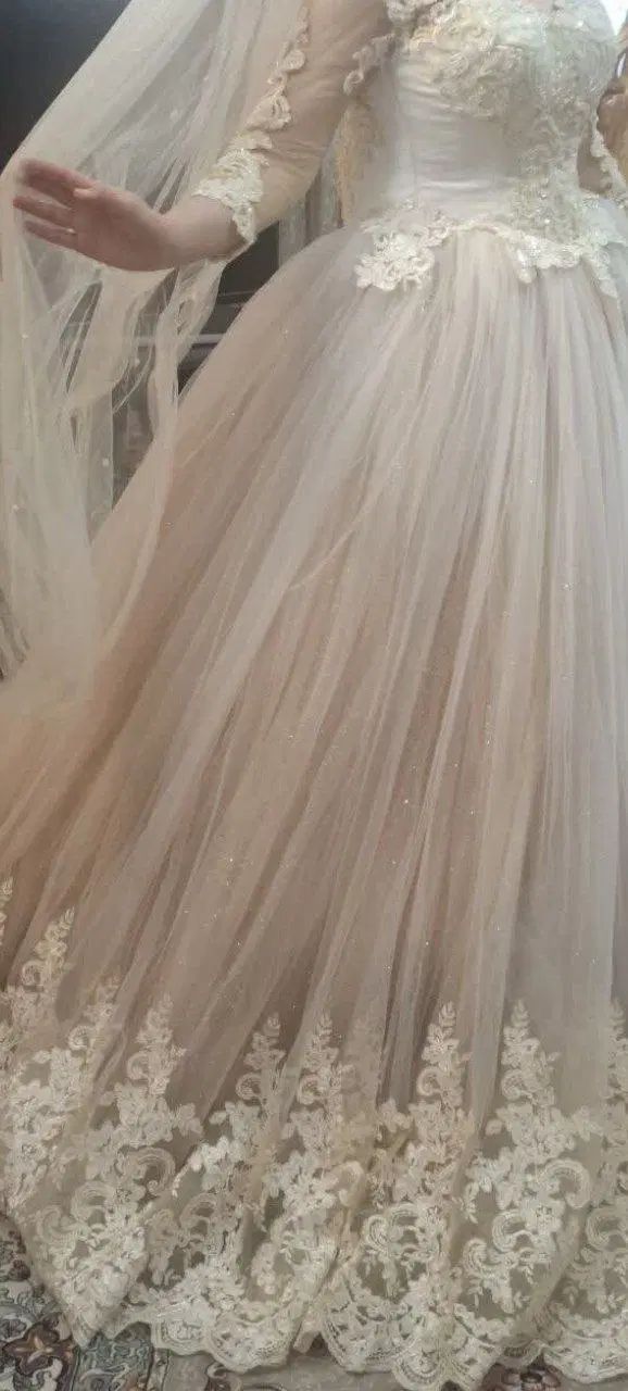 لباس عروس شیک مناسب سایز ۳۶تا۴۰|لباس|بروجرد, |دیوار
