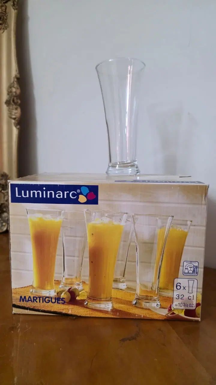 لیوان شربت خوری لومینارک اصل|ظروف سرو و پذیرایی|اصفهان, خواجو|دیوار