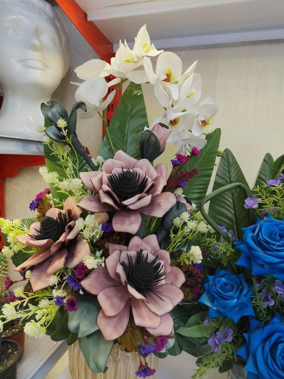 گل مصنوعی درجه یک و قابل شستشو به قیمت عمده|گل مصنوعی|تبریز, |دیوار