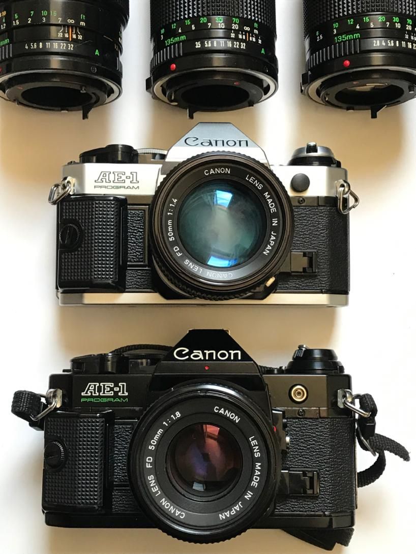 دوربین عکاسی آنالوگ کانن Canon AE-1 PROGRAM 50/1.8|دوربین عکاسی و فیلم‌برداری|تهران, سهروردی|دیوار