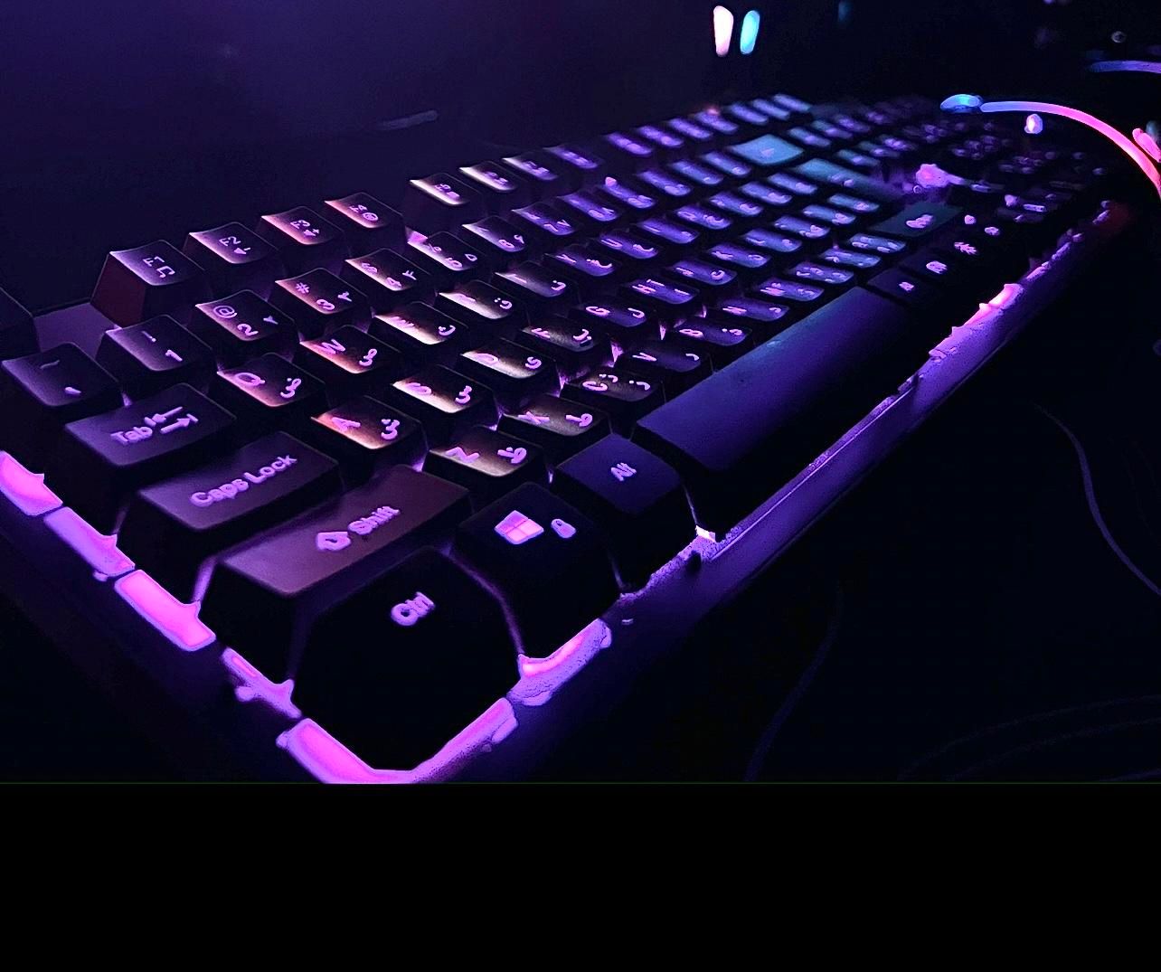 کیبورد گیمینگ GK601 RGB|قطعات و لوازم جانبی رایانه|شیراز, آبیاری|دیوار