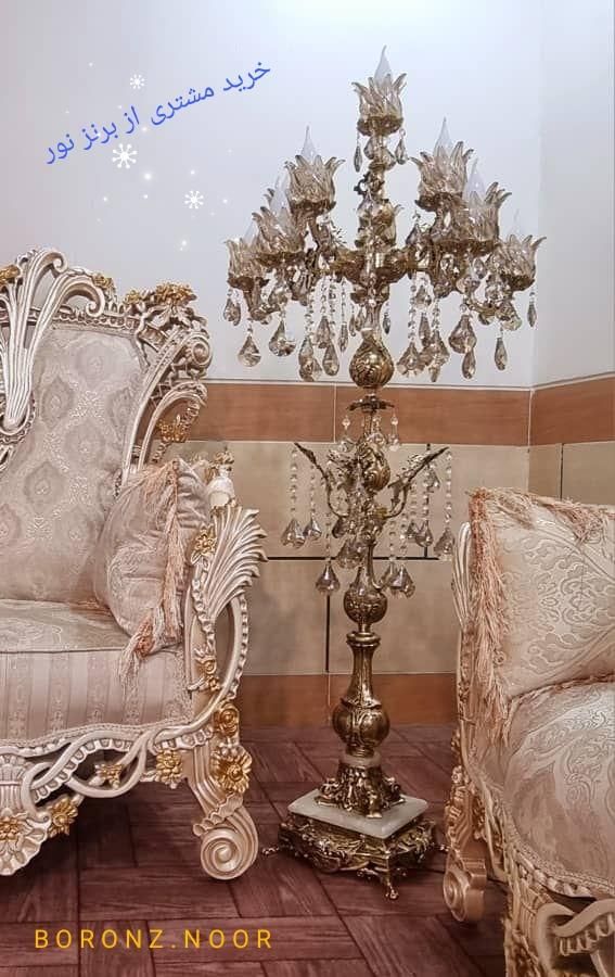 آباژور برنزی آباژور کنارسالنی شمعدان برنزی|صنایع دستی و سایر لوازم تزئینی|شیراز, آبیاری|دیوار