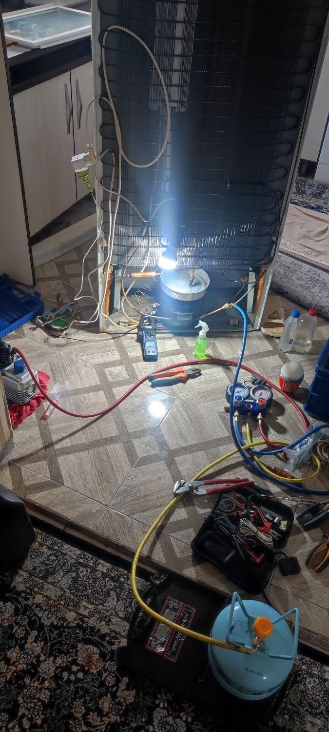 تعمیر یخچال و شارژ گاز یخچال|خدمات پیشه و مهارت|بومهن, |دیوار