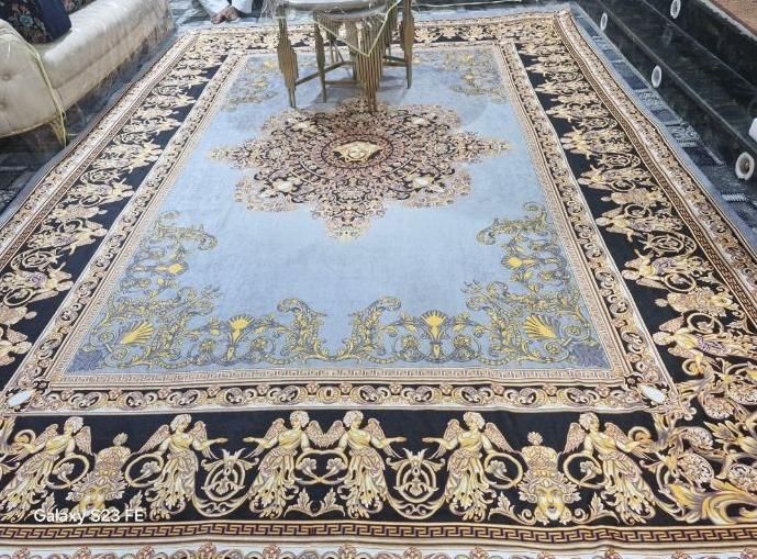 فرشینه روفرشی کشدار مخمل شانل طرح ورساچه|روفرشی|اسلام‌شهر, ترشنبه|دیوار