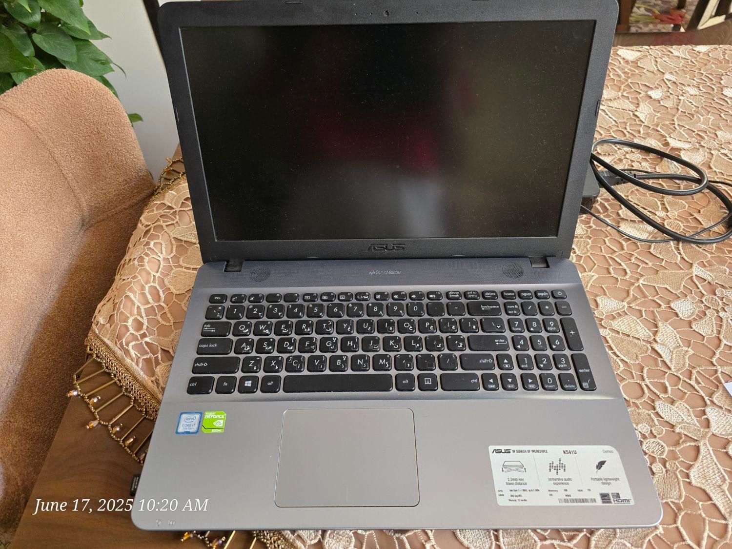 لپ تاپ Asus مدل K541U|رایانه همراه|شاهین‌شهر, فردوسی|دیوار