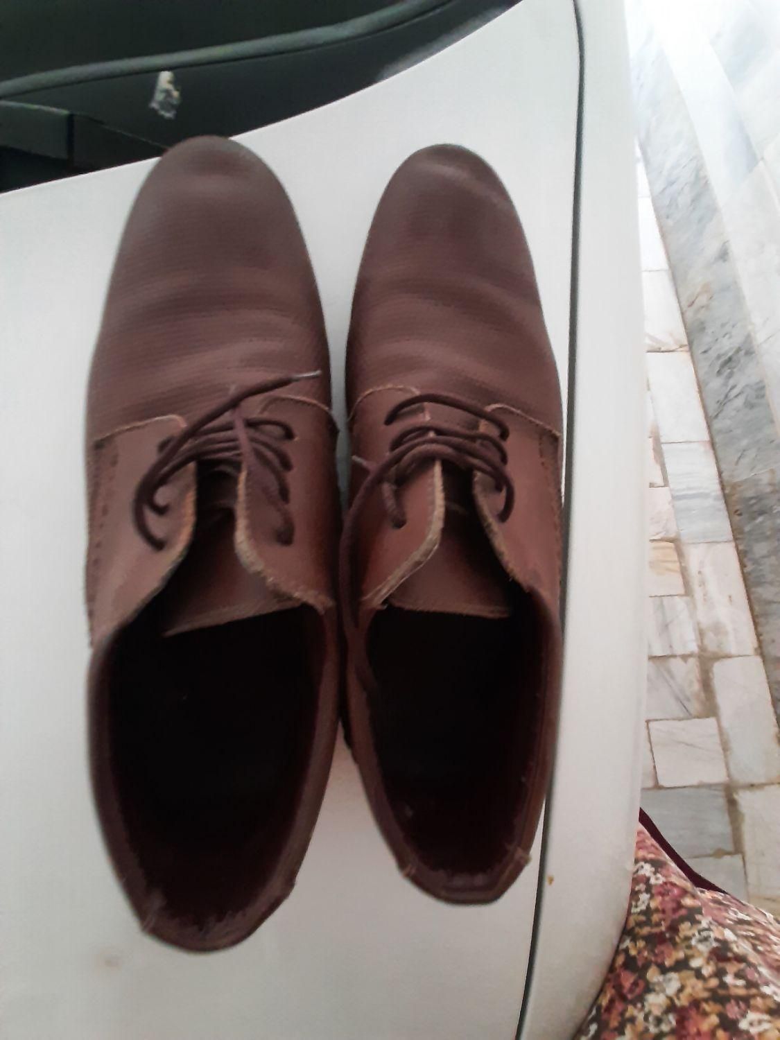 کفش مردانه سایزه ۴۲ قهوه ای|کیف، کفش، کمربند|قم, سالاریه|دیوار