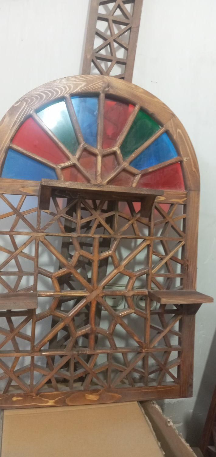 دکوری گره چینی|کتابخانه، شلف، قفسه‌های دیواری|رباط‌کریم, |دیوار