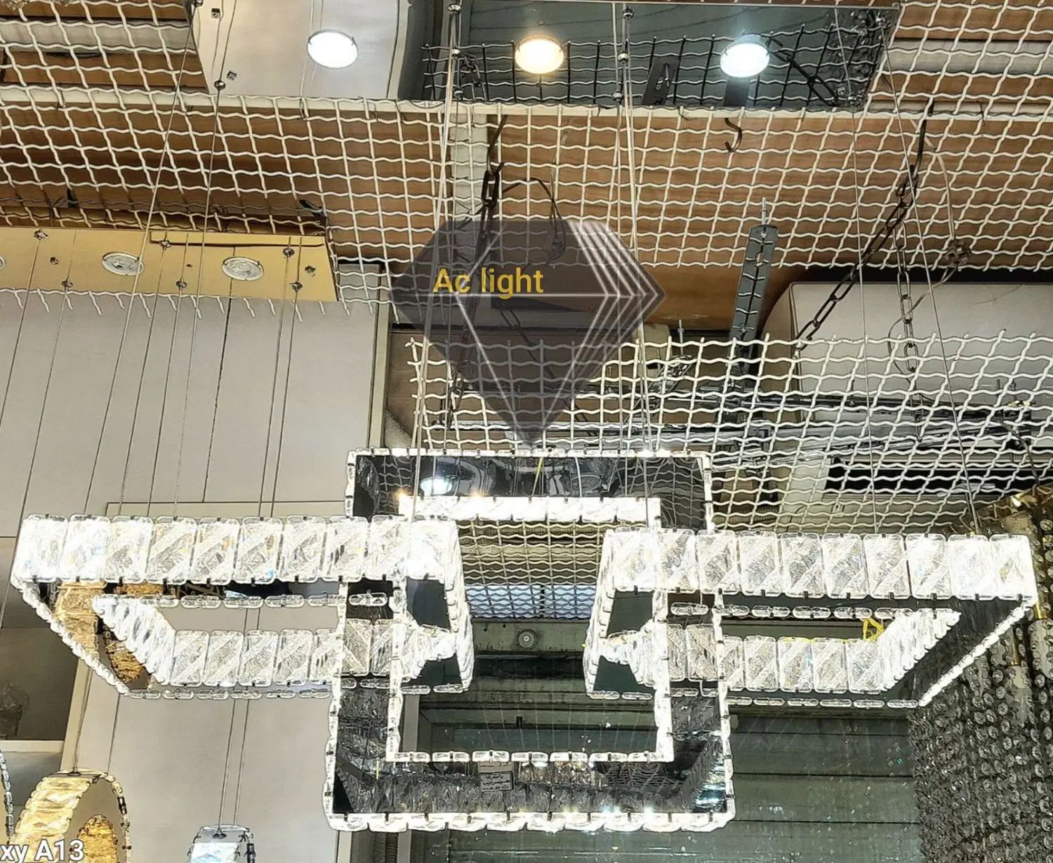 لوستر الماس.کهکشانی لاینر اترین۳۳۳.AC light|لوستر و چراغ آویز|تهران, سنگلج (شاپور)|دیوار