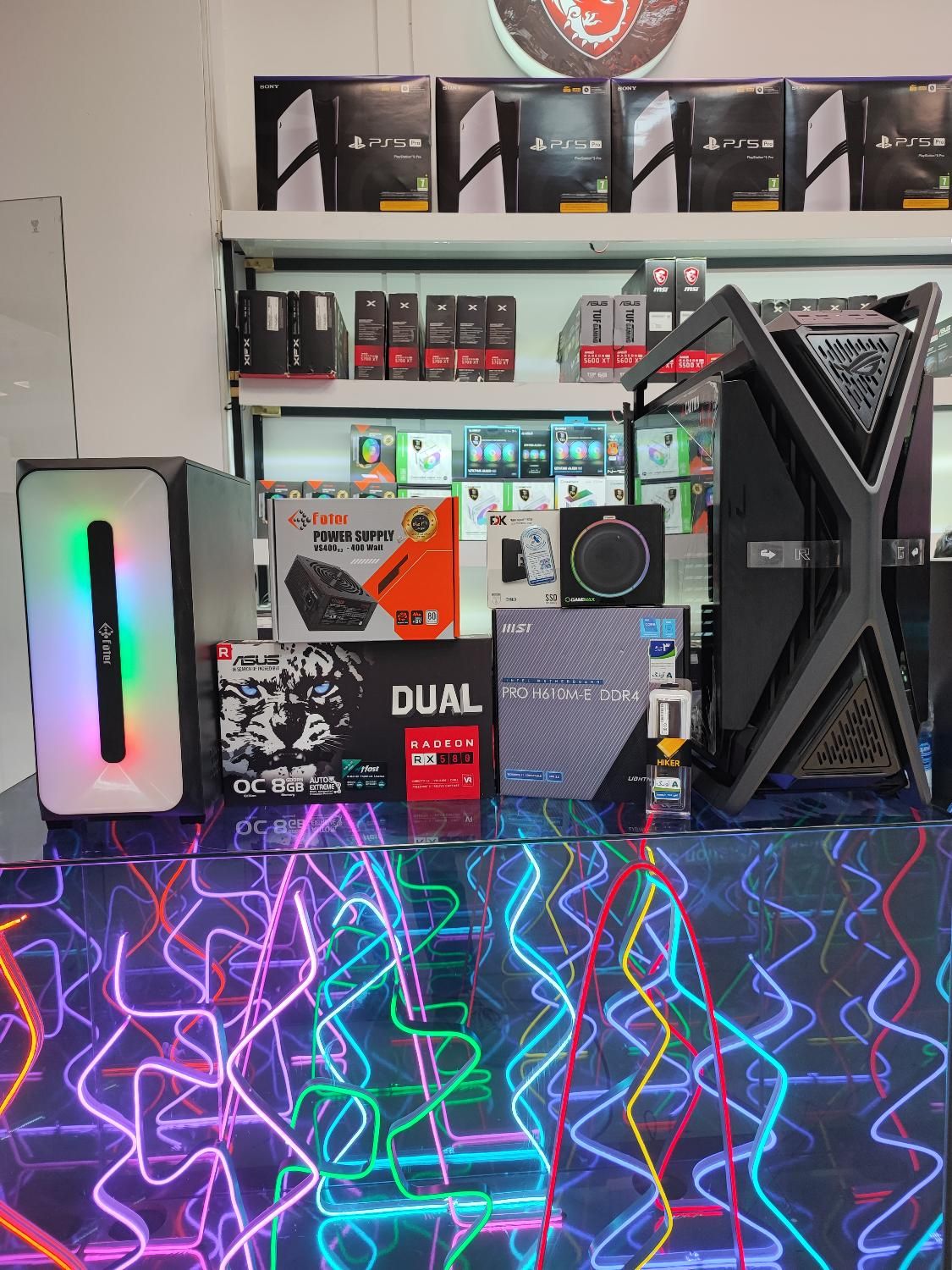 کیس گیمینگ و رندرینگ نسل 12 با گرافیک RX580 8GB|رایانه رومیزی|مشهد, عامل|دیوار