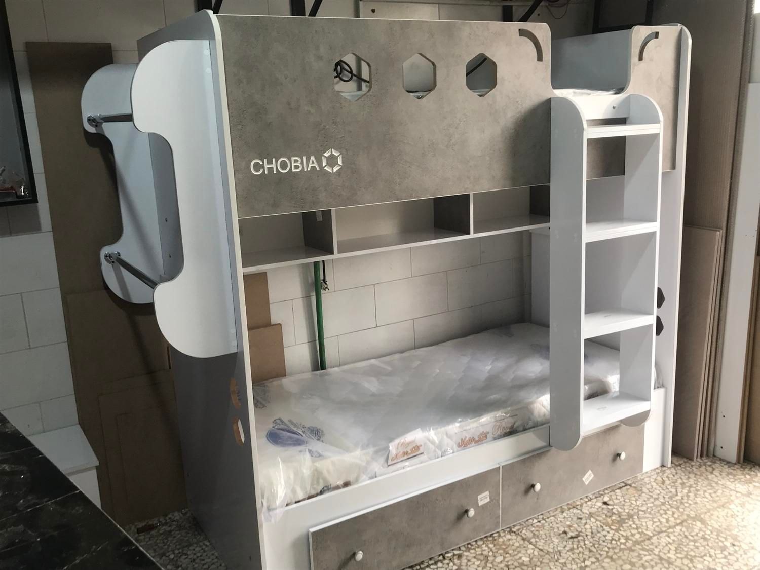 تخت خواب دوطبقه مدل چوبیا|تخت و سرویس خواب|کرمان, |دیوار