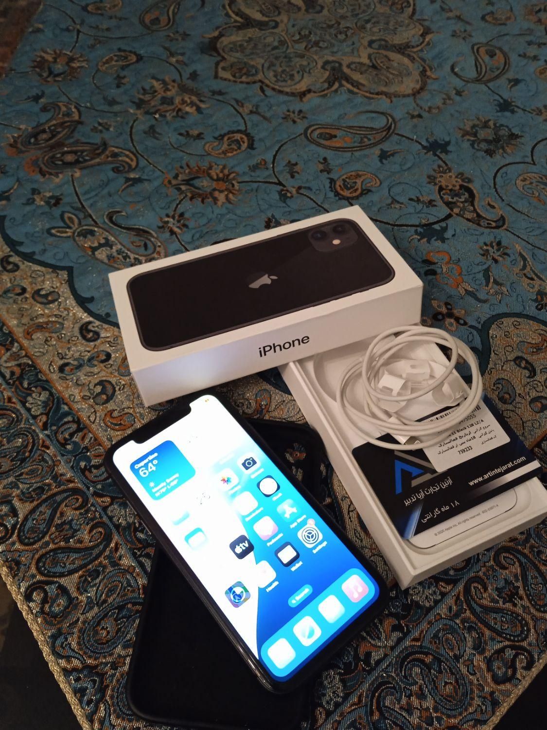 آیفون 11 iPhone  LZ/A 128 black|موبایل|تهران, توحید|دیوار