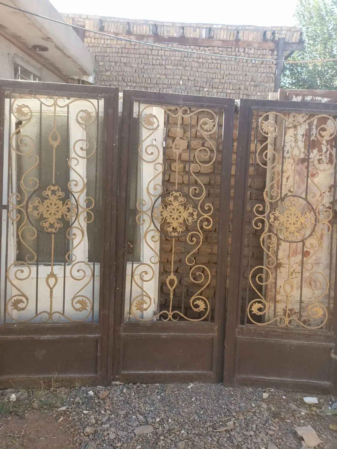 در ب سه لت فرفورژه شیک بسیار سنگین درحدنو|مصالح و تجهیزات ساختمان|مشهد, شهرک شهید باهنر|دیوار