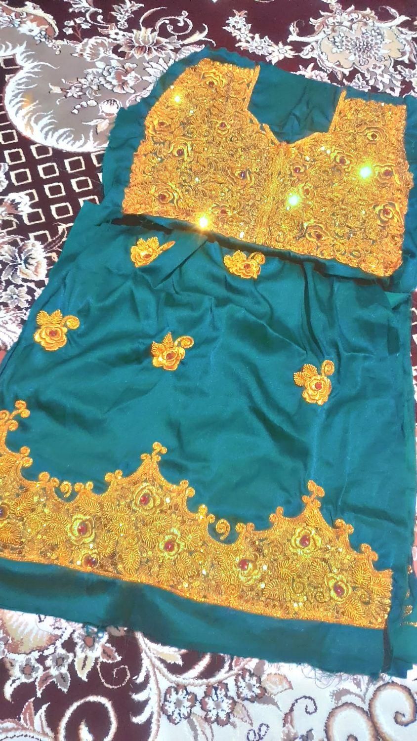 لباس گلابتون دوزی|لباس|قشم, |دیوار