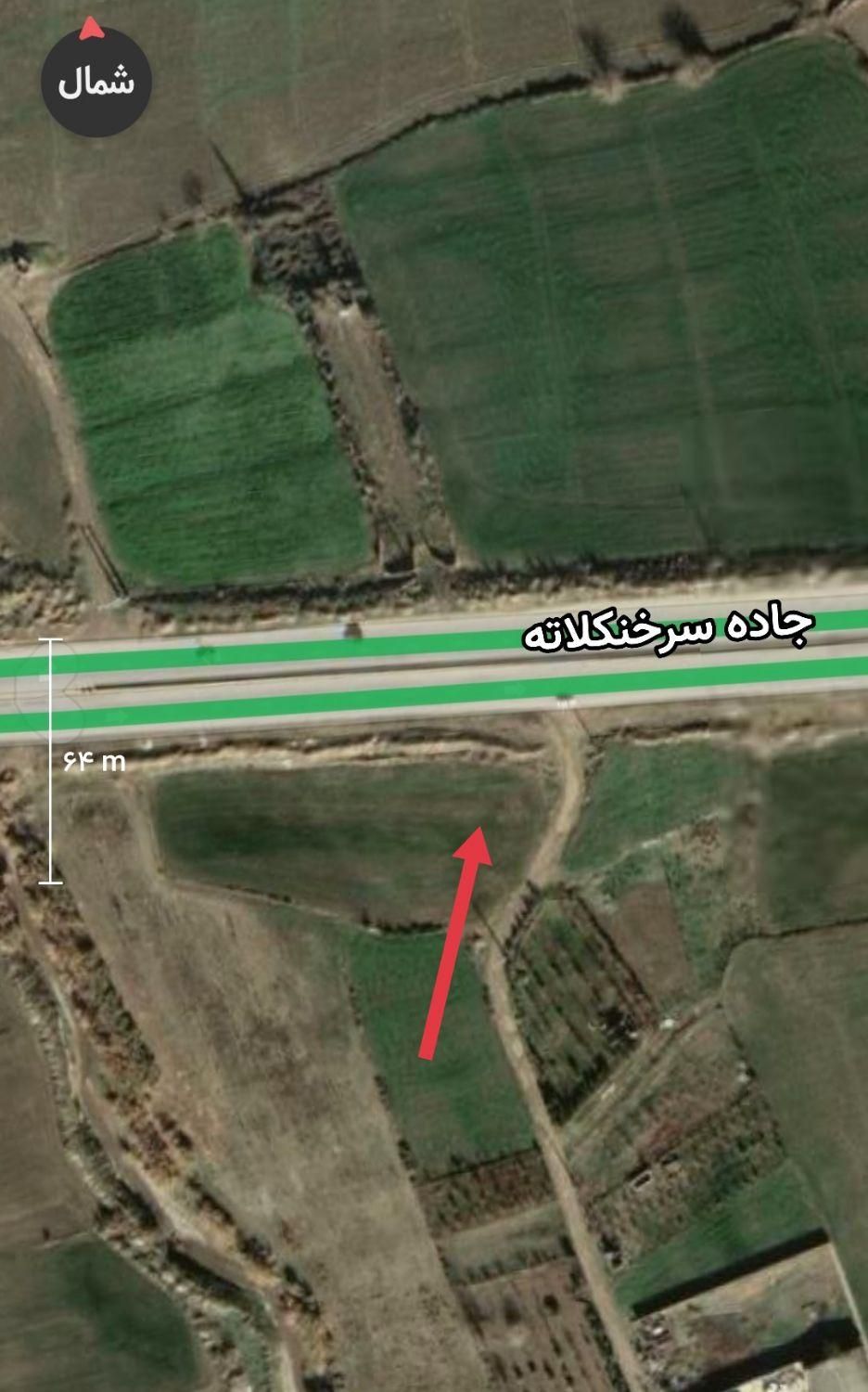 زمین بر خط کمربندی(جدید)سرخنکلاته|فروش زمین و ملک کلنگی|گرگان, |دیوار