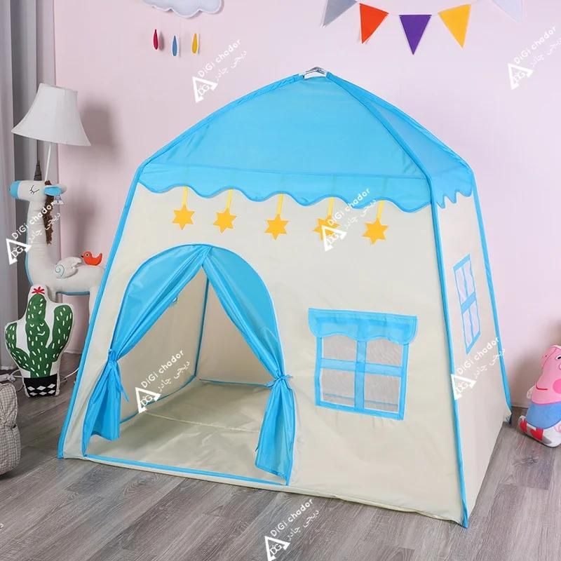 چادر بازی کلبه vip خانه ای رنگ آبی وارداتی|اسباب‌‌بازی|تهران, چیتگر جنوبی|دیوار