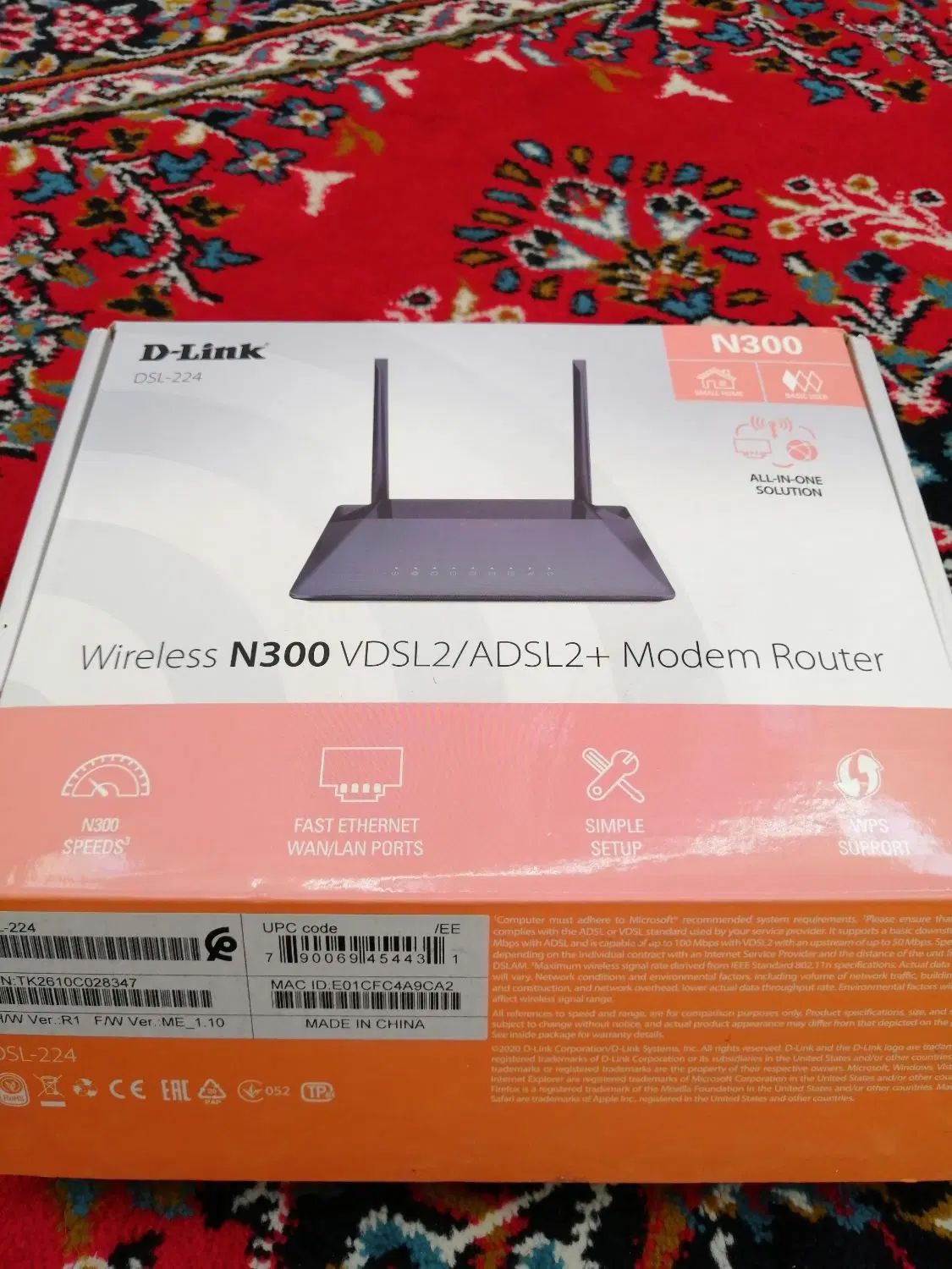 مودم adsl و vdsl دی لینک 224|مودم و تجهیزات شبکه|مشهد, کوی سیدی|دیوار