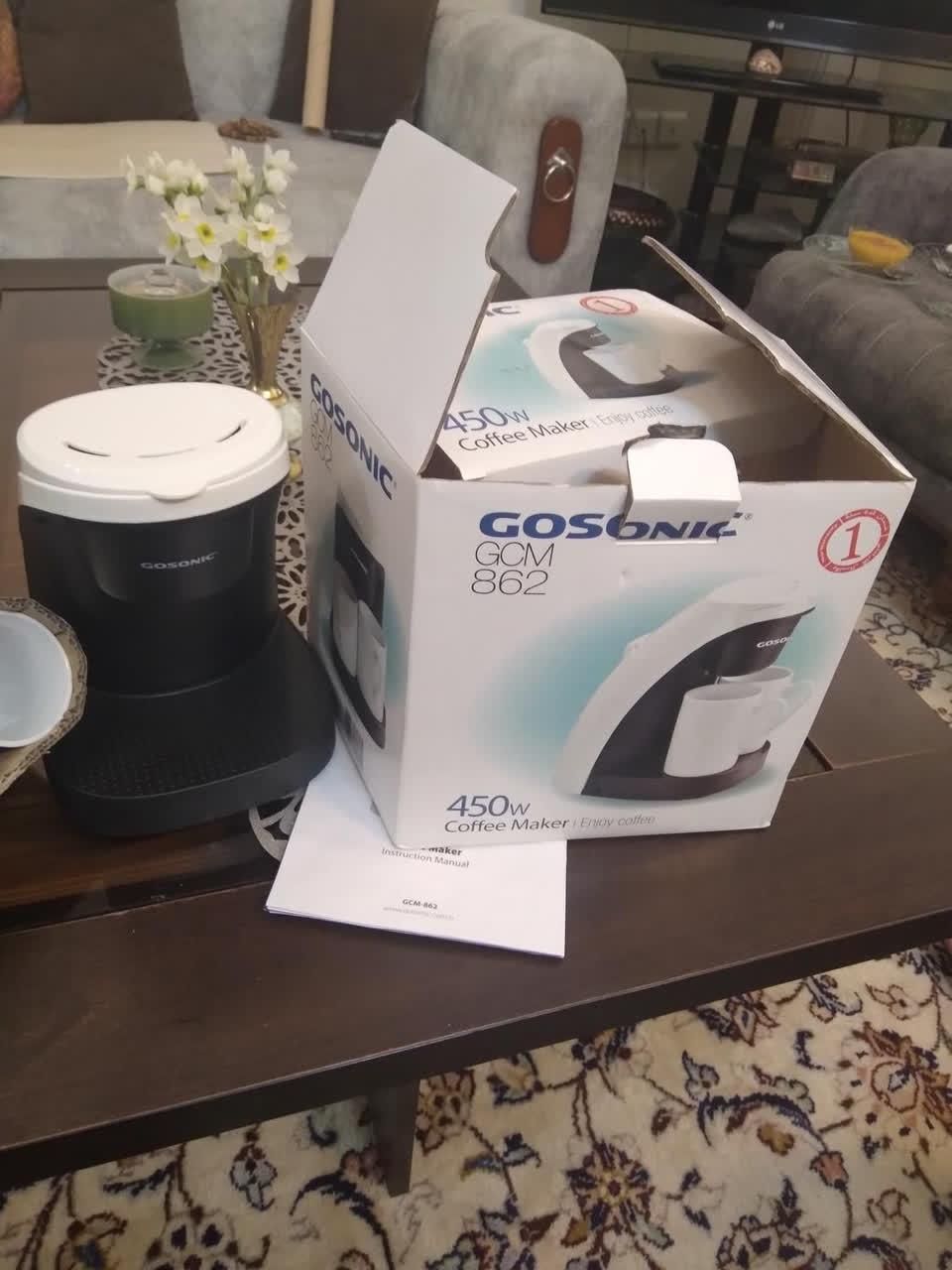 قهوه ساز گاسونیک ۴۵۰ ولت|سماور، چای‌ساز، قهوه‌ساز|تهران, نیروی هوایی (پیروزی)|دیوار