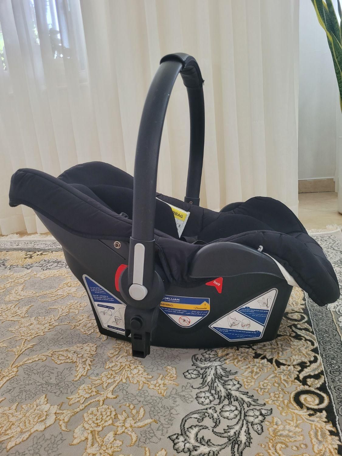 کریر  مدل دلیجان پلاس رنگ مشکی|کالسکه و لوازم جانبی|بندر انزلی, معلم|دیوار