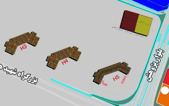 ۱۰۰متر برج H5 ویو باغ گیاه شناسی پهنه F با پارکینگ|فروش آپارتمان|تهران, چیتگر|دیوار