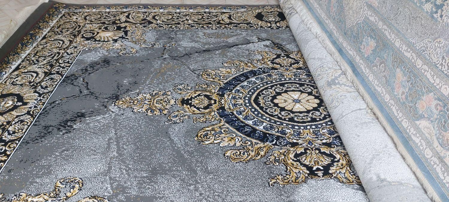 مدرن طلاکوب فیلی فرش ۱۲ متری نو و ضخیم|فرش|کرج, حسین‌آباد|دیوار