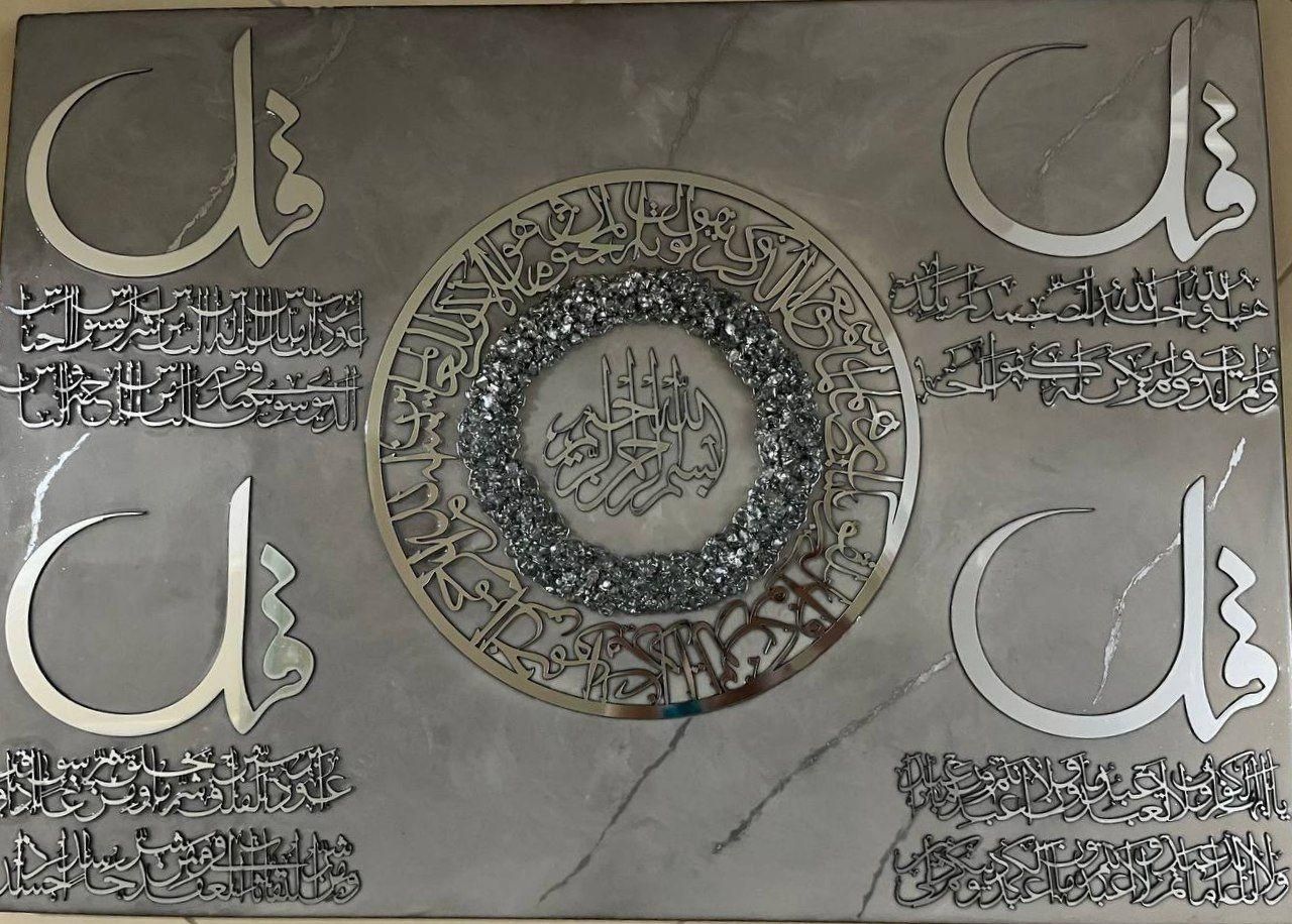 تابلو دکوراتیو ۴قل رزینی /جاعودی|تابلو، نقاشی، عکس|تهران, شکوفه|دیوار