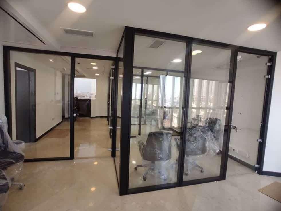 شیشه سکوریت میرال،نرده شیشه ای،پارتیشن،پنجره،کابین|خدمات پیشه و مهارت|هشتگرد, شهرک سهیلیه|دیوار