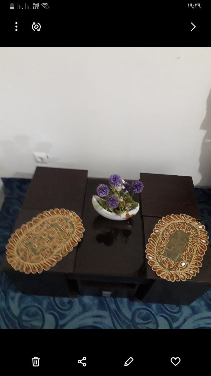 جلو مبلی با ۴ تا میز عسلی ومیز تلویزیون|مبلمان خانگی و میز عسلی|اردبیل, |دیوار