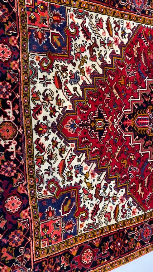 فرش دستبافت جفت۶متری هریس|فرش|تهران, بهاران|دیوار