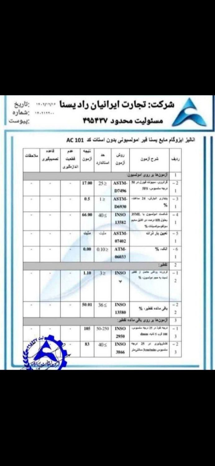 عایق رطوبتی دو جزئی یسنا 700 عدد 20 لیتری|مصالح و تجهیزات ساختمان|تهران, افسریه|دیوار