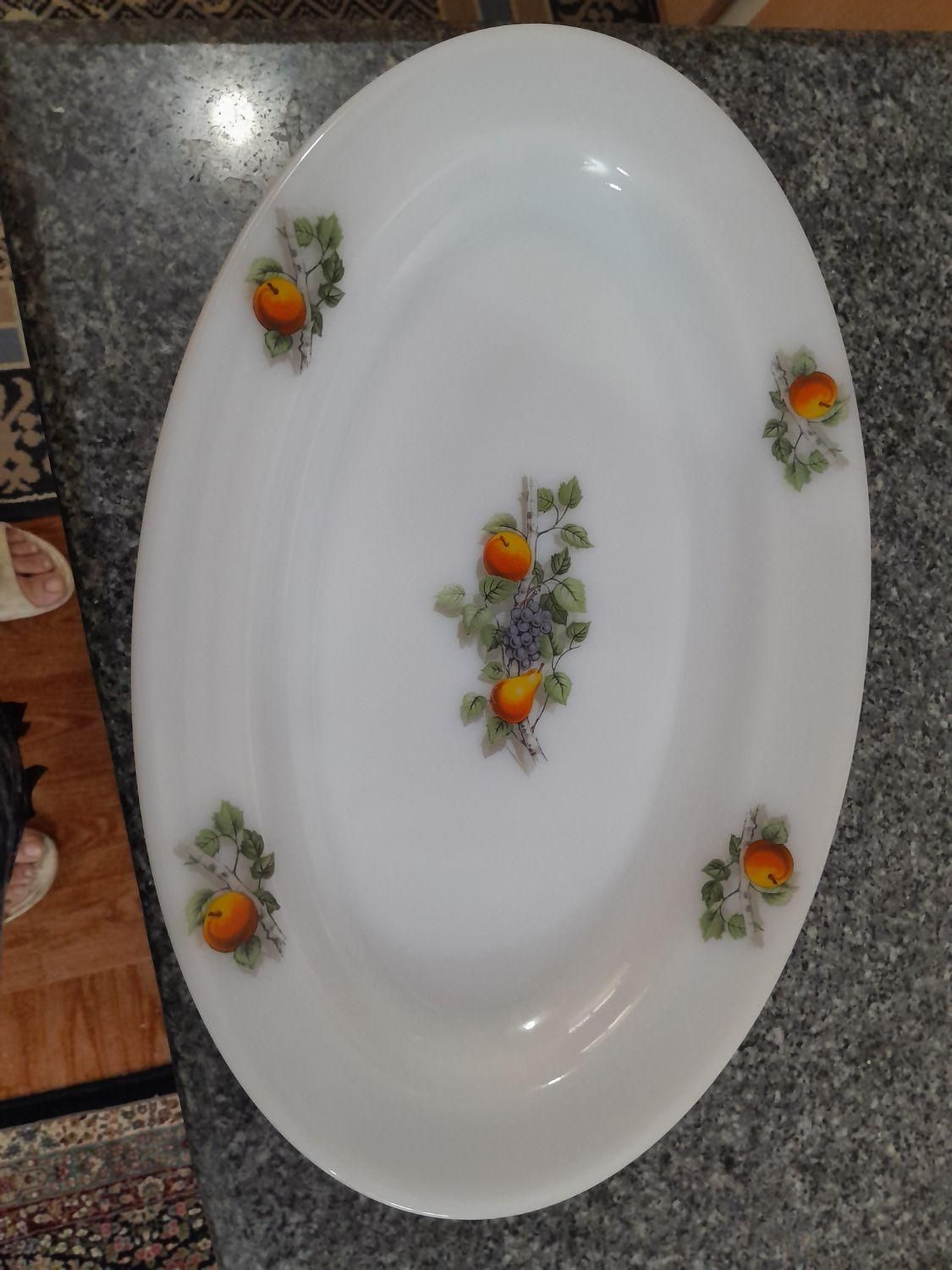 دیس گل میوه ای|ظروف سرو و پذیرایی|کرمان, |دیوار