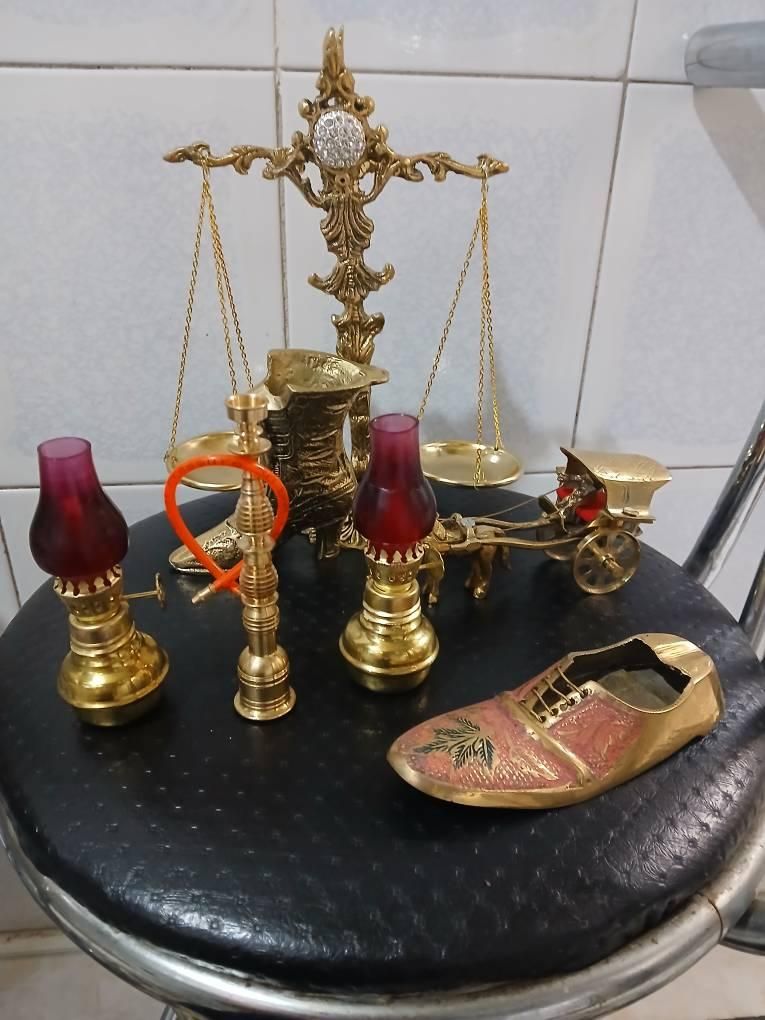 برنجی برنزی ظروف آشپزخانه برنز مجسمه دکوری|کلکسیون اشیاء عتیقه|تهران, افسریه|دیوار