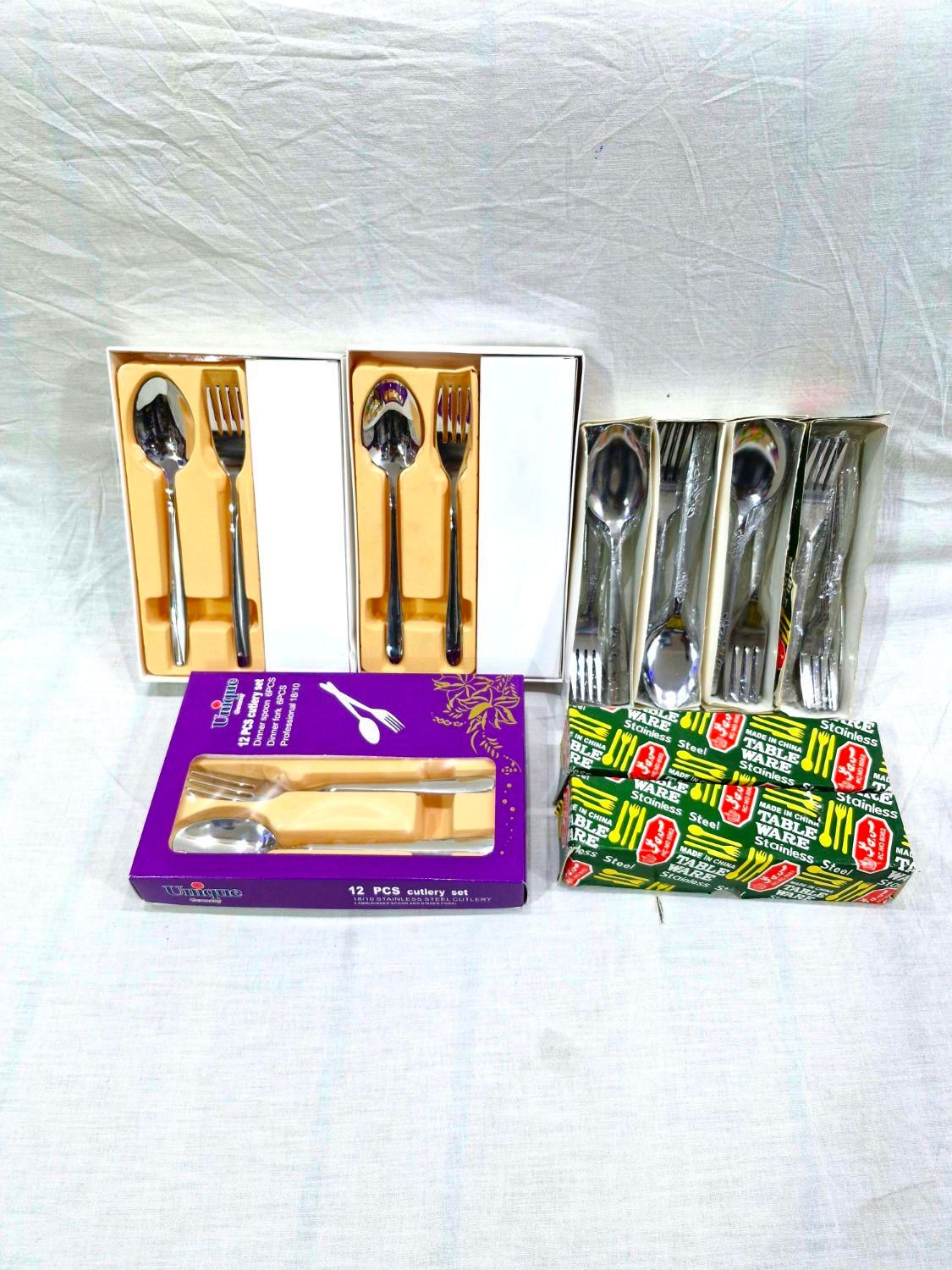 قاشق چنگال حسن بن علی استیل|ظروف سرو و پذیرایی|اهواز, زیتون کارگری|دیوار