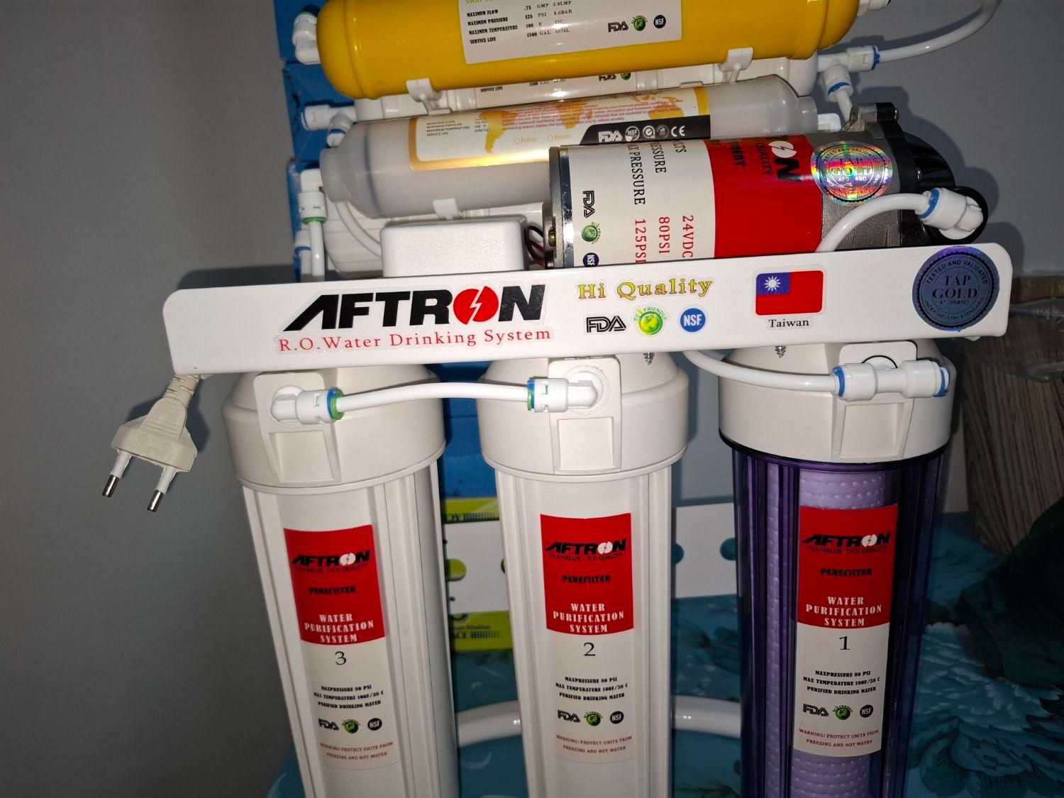 دستگاه تصفیه اب خانگی تایوانی افترون|آب‌سردکن و تصفیه آب|شیراز, تندگویان|دیوار