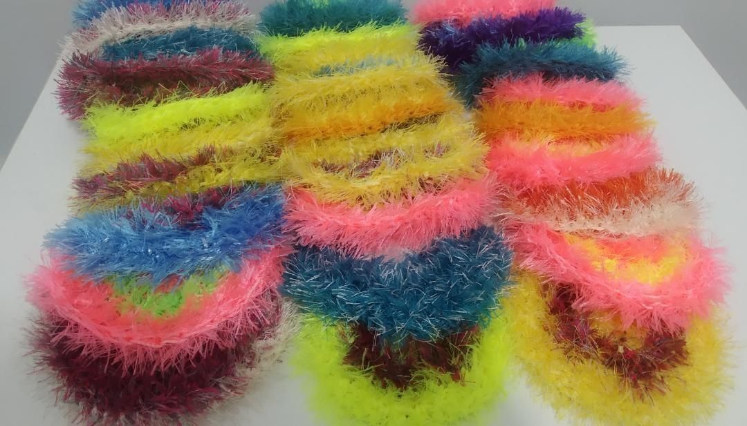 اسکاج بافته شده با کاموای یوموش|لوازم نظافت|کرمانشاه, |دیوار